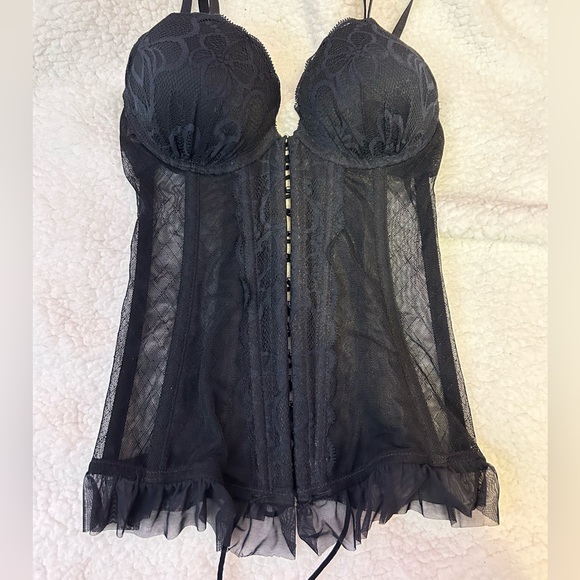 La Senza Lace Pushup Corset/Bustier Top - Picture 1 of 7